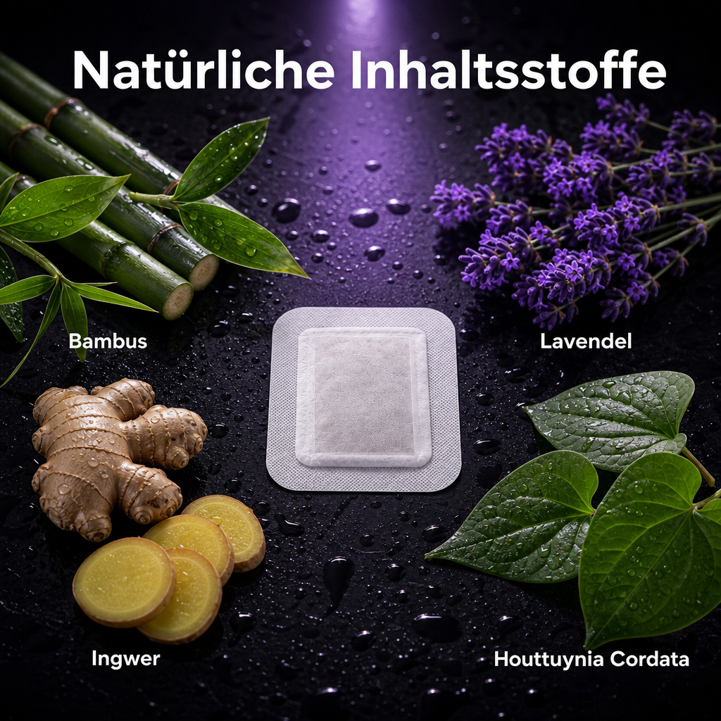 Lenvia Detox Fußpflaster - Natürliche Tiefenreinigung über Nacht
