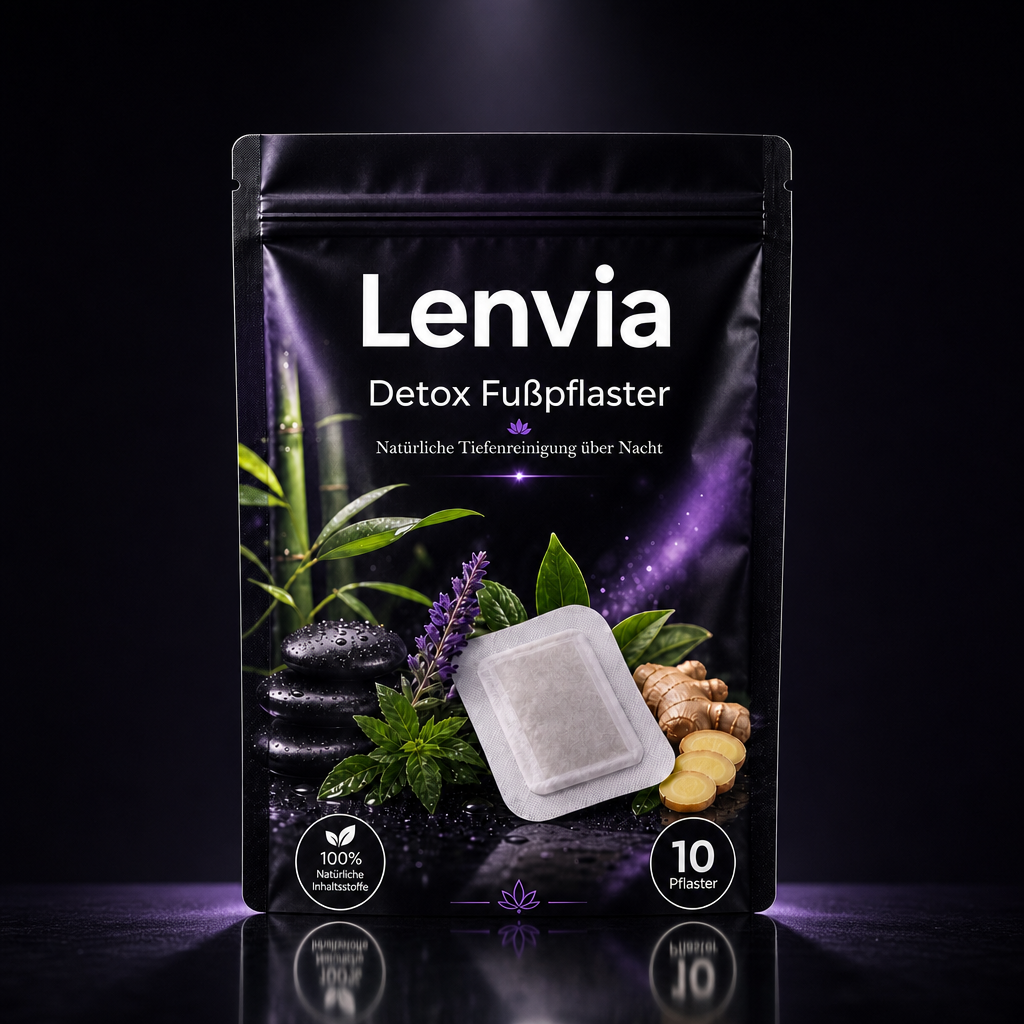 Lenvia Detox Fußpflaster - Natürliche Tiefenreinigung über Nacht