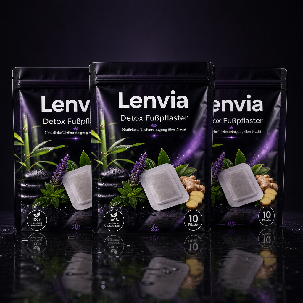 Lenvia Detox Fußpflaster - Natürliche Tiefenreinigung über Nacht