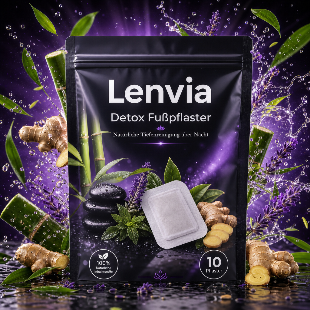 Lenvia Detox Fußpflaster - Natürliche Tiefenreinigung über Nacht